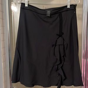 Beautiful black skirt with bow tie embellishment